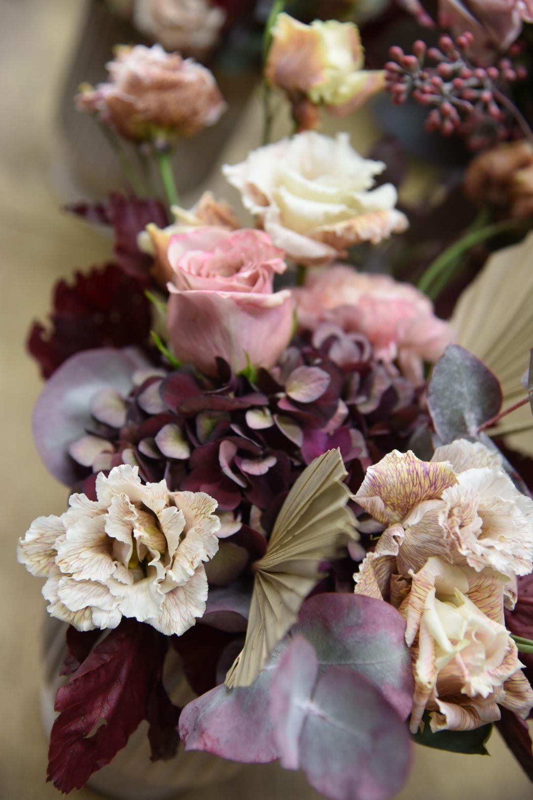 Création florale texturée